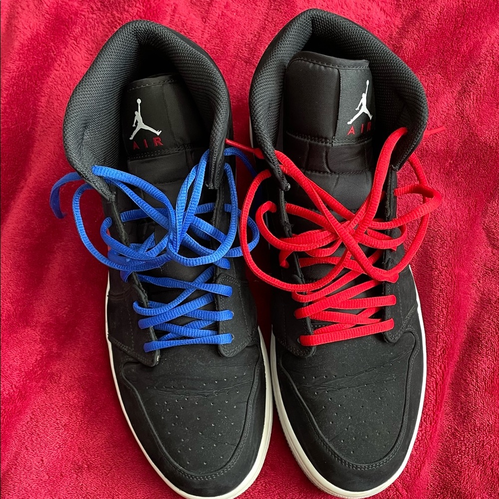 Jordan 1’s (Red, Blue, and Black)